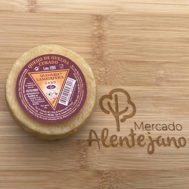 Queijo de Ovelha Curado – Queijaria Lameirinha – Queijos do Alentejo