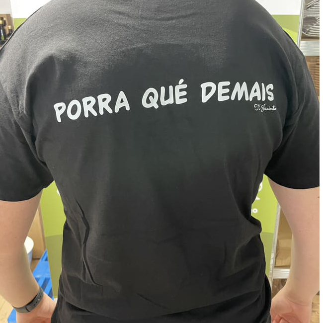 T-Shirt Ti Jacinto - "PORRA QUÉ DEMAIS" – Acessórios e Outros do Alentejo