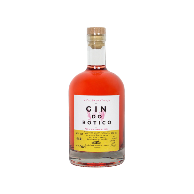 Pink Premium Gin - Gin do Botico – Bebidas Espirituosas do Alentejo