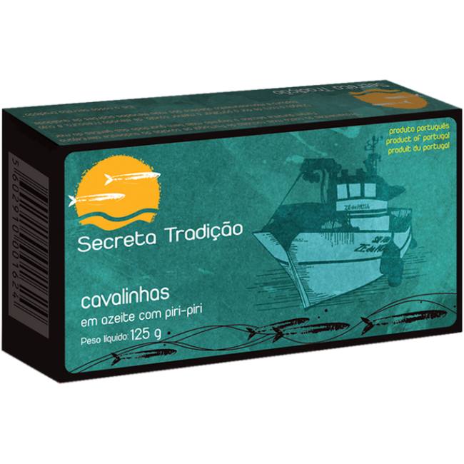 Cavalinha em Azeite com Piri-Piri (125g) - Secreta Tradição – Conservas do Alentejo