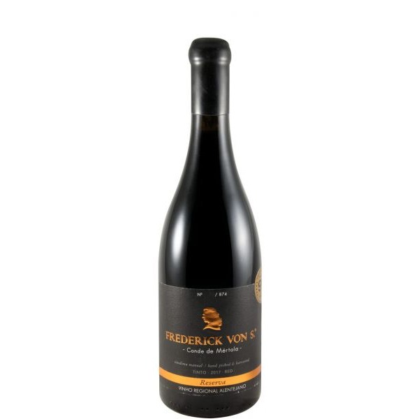Frederick Von S. Conde de Mértola Reserva biológico tinto 2017 – Vinho Tinto do Alentejo
